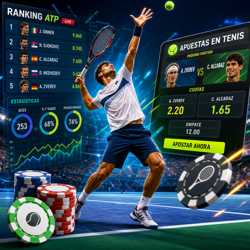 Cómo usar la información de rankings para apuestas de tenis